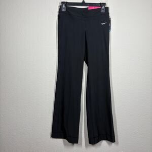 Nike Womens XSS Short Dri-Fit Be Strong Training Pants Black Wide Leg Activewear